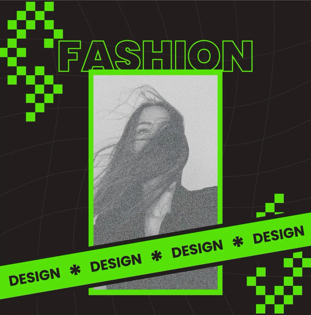Y2K inspired poster design project by Pratichee Chaudhary